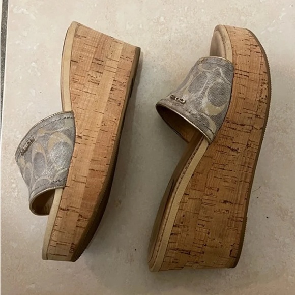 Coach wedge sandals size 11 - Picture 4 of 4